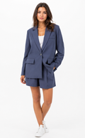 Talleur Donna con Blazer e Pantaloncino Blu