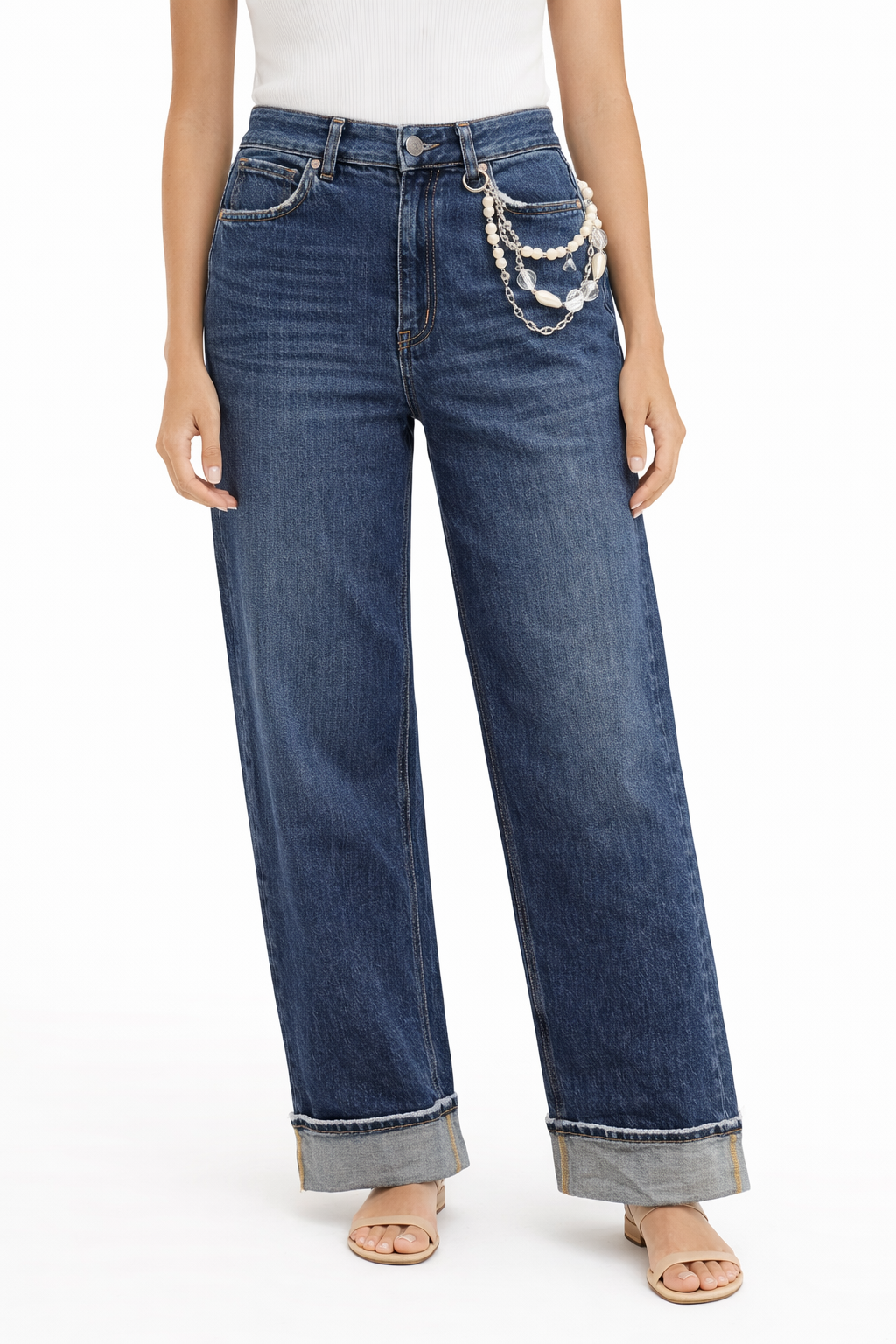 Jeans Pearl Chain